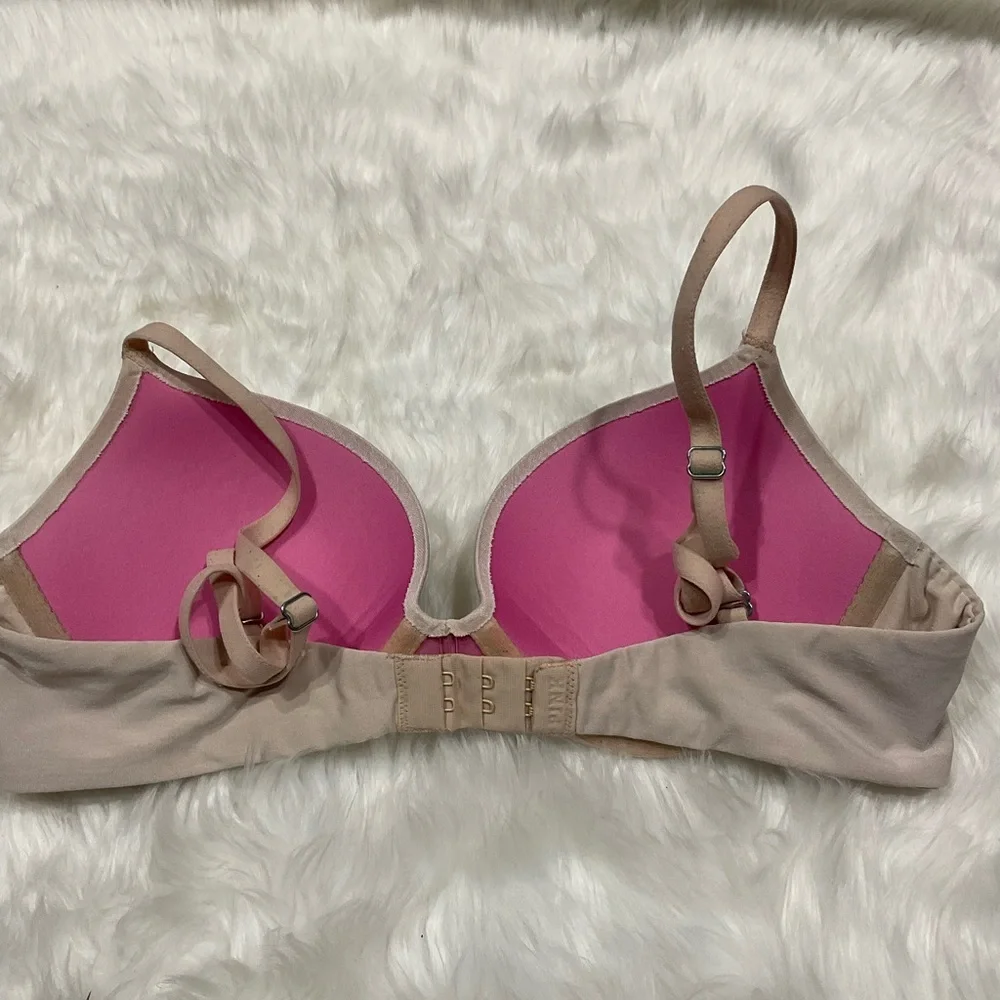 2000s PINK Victoria's Secret Red Floral Lace Bra Set - Picture 8 of 10